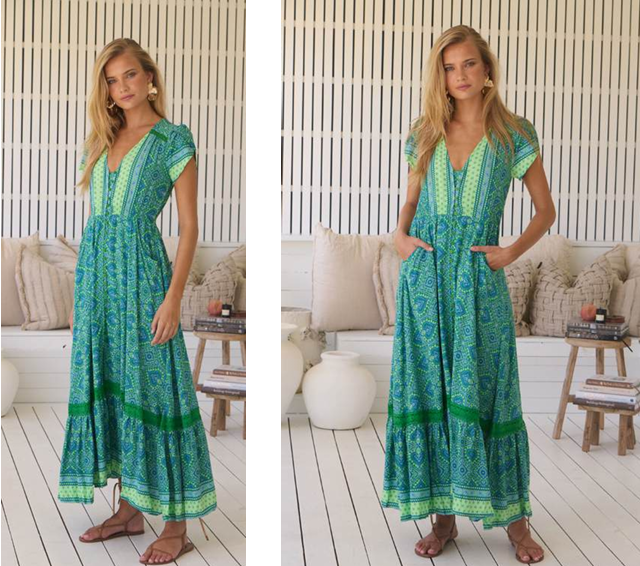Robe Emeraude Jaase