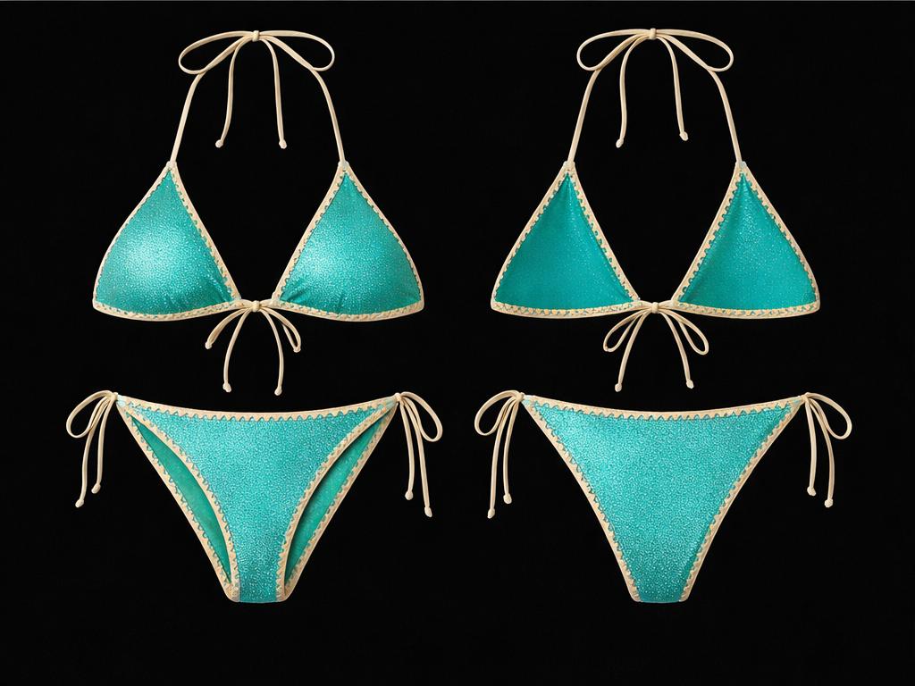 Bikini Léa Émeraude Gold