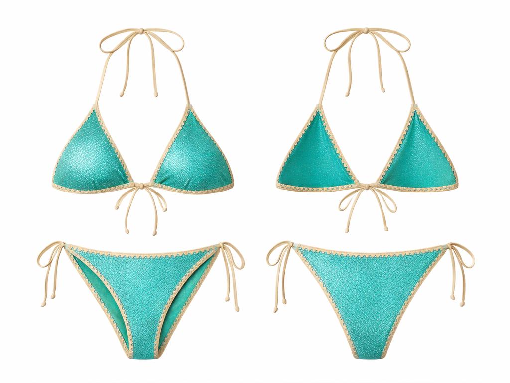 Bikini Léa Émeraude Gold